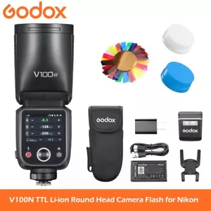 Godox V100N 100W Flash TTL Speedlight 2.4G Wireless for Nikon (V1Pro Upgraded) - Picture 1 of 9