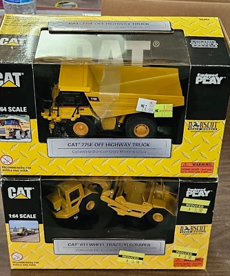 2 Norscot 55301 CAT 775E Off Highway Truck & CAT 611 SCRAPER - Image 1 of 3