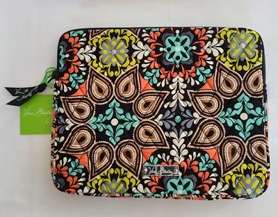 Vera Bradley Sierra Tablet eReader Sleeve 10.25x8.25 Padded Zippered Pouch N34 - Image 1 of 4