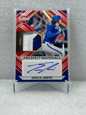 2022 Elite Extra Edition Prospect Materials Auto Red #15 Josh H. Smith 14/49