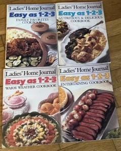 Menge 4 Damen Home Journal so einfach wie 1-2-3 Kochbücher - Bild 1 von 8