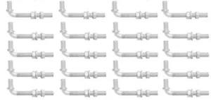 Galvanized 5/8" X 6" Long J Bolt Chainlink Fence Gate Hinge Lot of 20 pieces - Picture 1 of 1