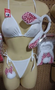 HOT USA Sexy Womens Lingerie Bunny 4pcs Cosplay Costume Club Party Underwear Set - Picture 1 of 5