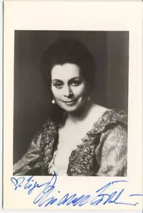 Elizabeth Soderstrom (1927-2009) 3 1/2" x 5 1/2" Signed Photo - Swedish Soprano - Picture 1 of 2