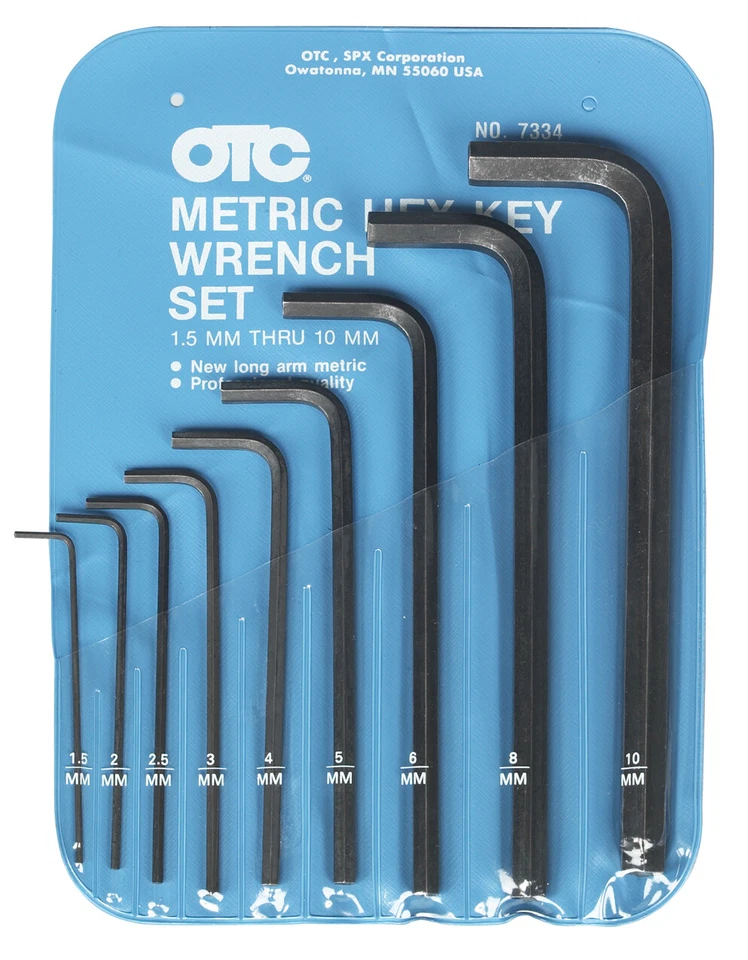 OTC 7334 Metric Hex Key Wrench Set - Image 1 of 1