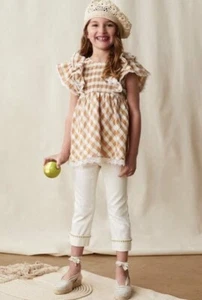 MATILDA JANE Enchanted Garden Logan Cropped Straight Leg White Jeans Size 4 NWT - Picture 1 of 6