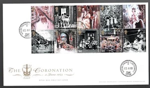 2003 50th Anniv of Coronation H.M Queen Elizabeth II, FDC QUEEN'S PARADE cds pmk - Picture 1 of 2