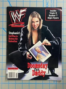 WWF Magazine Doomsday Stephanie McMahon November 2001 WWE Vintage Wrestling - Imagen 1 de 10