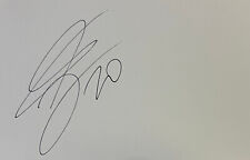 Hand signed white card of DIOGO DALOT, MAN UTD FC, FOOTBALL autograph