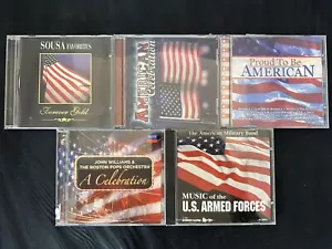 Lot Of 5 Albums Sousa Favorites American Celebration US Armed Forces On - Imagen 1 de 6