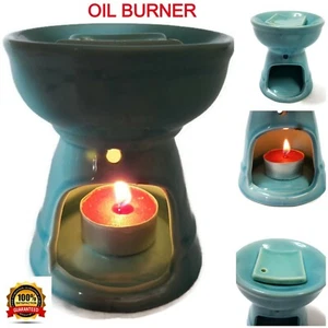 💥OIL BURNER Ceramic Warmer Incense Fragrance Diffuser Essential Tealight Candle - Picture 1 of 12