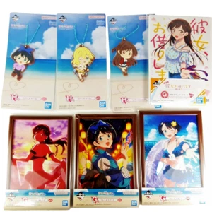 Rent a Girlfriend Ichiban Kuji Set Lot Gummi Charm Buch Brett Kunst Flalme Ständer - Bild 1 von 6