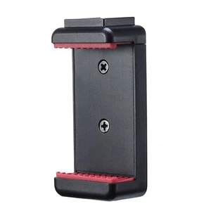 Universal Phone Holder Adjustable Clamp with 1/4 inch Screw Holes Cold Shoe G2N5 - Picture 1 of 9