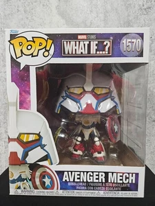 Funko Pop! - What If..? - Avenger Mech Super - Bobblehead - Vinyl Figure - #1570 - Picture 1 of 6