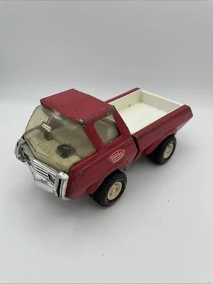 Camioneta pickup Tonka vintage de acero/metal con logotipo rojo y amarillo Foto 1 de 4