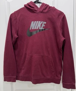 Nike Pullover Hoodie Sweatshirt- Youth XL Maroon - Picture 1 of 4