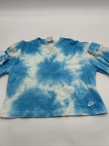 Nike Long Sleeve Shirt Youth Girl Medium Tie Dye Multicolor ..#31612 - Picture 1 of 8