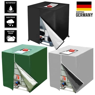 IBC Tank Container Abdeckung UV Frostschutz Hülle Regenwassertank Abdeckplane - Bild 1 von 4