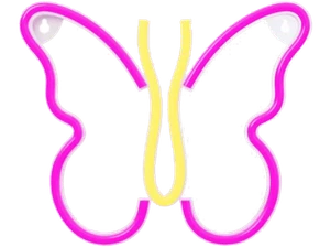 Luces LED - Forever RTV100306, Neón, USB, Butterfly, Pink - Imagen 1 de 2