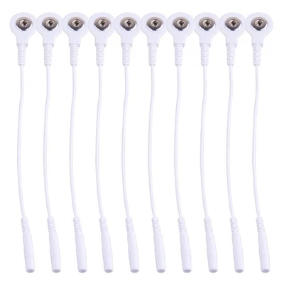 10 Elektrode Massagegerät Tens Zubehör DC Stecker 2mm to bis 3,5mm Adapter Kabel - Bild 1 von 2