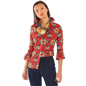 Blusa Gretchen Scott Priss - Trote de pavo talla XL - Imagen 1 de 8