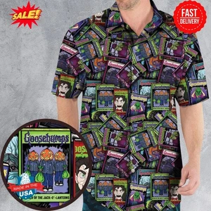 Goosebumps Collage Hawaiian Shirt S-5XL - Picture 1 of 2
