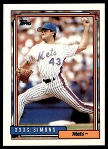 1992 Topps Doug Simons New York Mets #82 - Picture 1 of 2