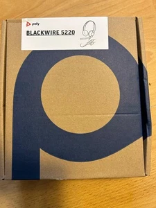Poly Blackwire 5220 Headset Wired With Mic C5220 USB-A 207576-201 - Photo 1/3