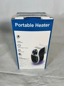 Plug-in Portable Heater-Plugs in to wall 500W Auto Power Off 1-12hrs -Brand New! - Picture 1 of 5