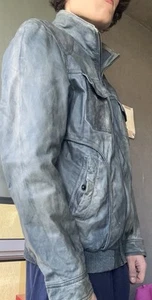 Walbusch Lederjacke Lammnappa – Gr. 52 – Top Zustand – Echt Leder – Vintage Look - Bild 1 von 7