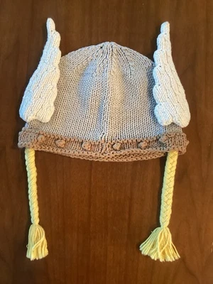 Gorra corta de punto trenzado con alas Thor del ejército gris Foto 1 de 4