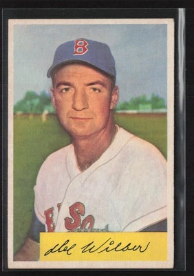 1954 Bowman #178 Del Wilber - EX/EX+ Set Break! - Image 1 of 2