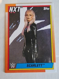 Scarlett - 2021 Topps Heritage WWE Base Card - Picture 1 of 2