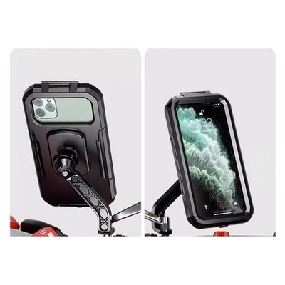 Motorcycle Phone Holder Suitable For 7 Inch Phones Touch Screen Compatible - Image 1 of 4