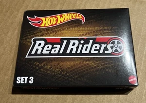 Paquete de ruedas Hot Wheels Collectors Real Riders - Juego #3 - Exclusivo RLC - Sellado - Imagen 1 de 5