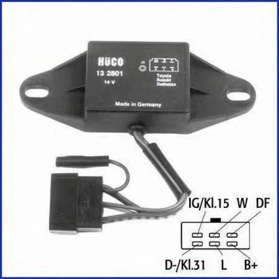 HITACHI 132801 Regolatore alternatore 14V per TOYOTA LAND CRUISER Hardtop (J7) - Immagine 1 di 4