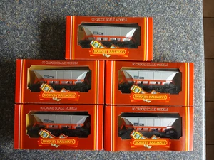 Rake 5 x Hornby R249 MGR HAA Hopper Wagons 352556 BR Speedlink Superb inc. Coal - Picture 1 of 13