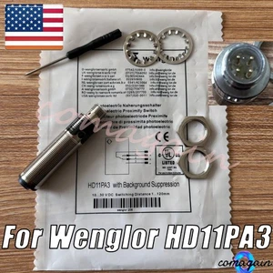 Per Wenglor HD11PA3 Sensore Fotoelettrico Interruttore Fotoelettrico 10~30VDC 1-120mm - Foto 1 di 9