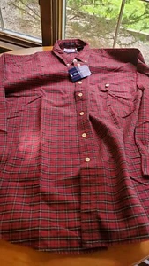 Gant Men’s Shirt Classic Oxford Red Plaid XL Button Up Brand Nwt Rough Weather - Picture 1 of 6