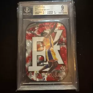 1999 Skybox EX E-Xceptional Kobe Bryant Die Cut BGS 9 True - Picture 1 of 2