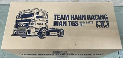 NIB Tamiya 51606 1/14 RC Clear Body Set Team Hahn Racing Man TGS - Image 1 of 4