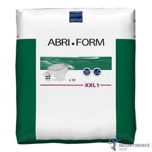 1x Abena Abri-Form XXL1 (XX-Large) Pack of 10 - Incontinence Slips - 2250ml - Picture 1 of 2