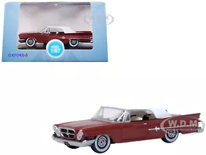 1961 CHRYSLER 300 CABRIO (GESCHLOSSEN) ZIMT 1/87 (HO) VON OXFORD 87CC61004 - Bild 1 von 4
