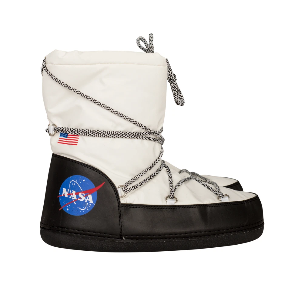 Adult Unisex NASA Astronaut Halloween Costume Cosplay Accessory Boots Space Gear - Image 1 of 3
