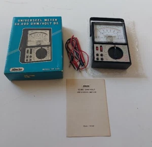 alecto model TM-500 universal meter 50,000 ohm BOXED - Picture 1 of 15