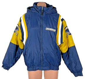 Vintage 90s SD LA Chargers Apex Proline One Limited Edition NFL Parka Jacke Herren XL - Bild 1 von 10