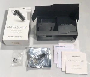 Plantronics Marque 2 M165 Bluetooth Headset Earpiece (Black) COMPLETE IN BOX - Photo 1 sur 8