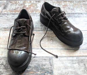 Marsell Zuccone IT37 Brown Lacker Boots - Picture 1 of 13