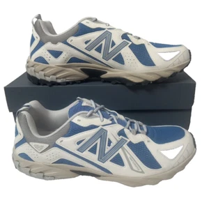 New Balance 610 V1 Trail Running Shoes White Blue Mens Sz 10 D - Picture 1 of 10