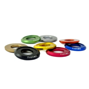 Unterlegscheiben Abdeckscheibe Aluminium M5 M6 M8 M10 eloxiert neu Tistars 10 Stück - Bild 1 von 19